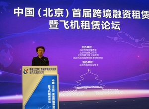 程紅副市長在北京市租賃行業協會協辦的論壇上講話